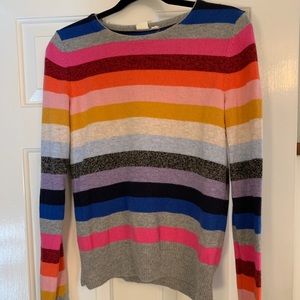 Multicolor striped Gap sweater